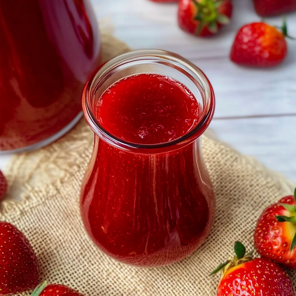 Homemade Strawberry Syrup Recipe