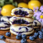 Lemon Blueberry Cheesecake Cookies