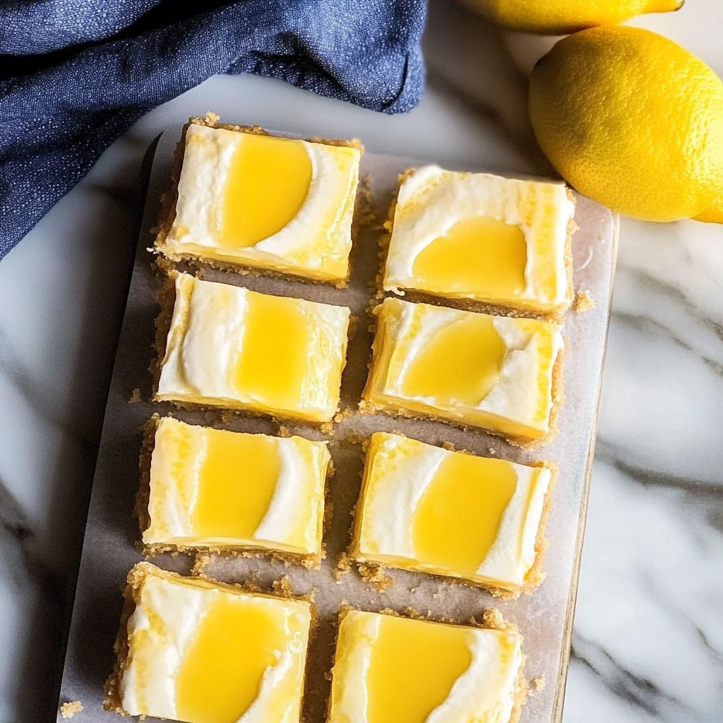 Lemon Cheesecake Bars