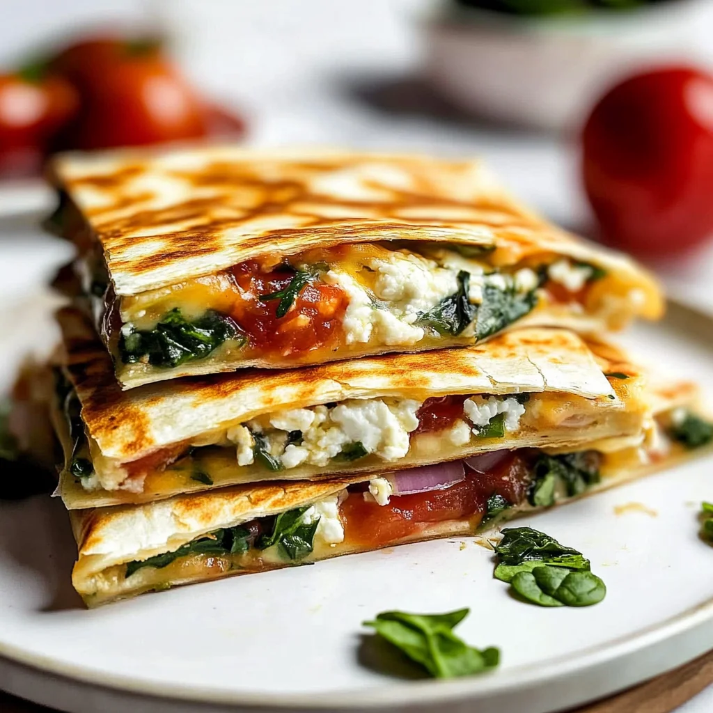 Mediterranean Quesadillas Recipe