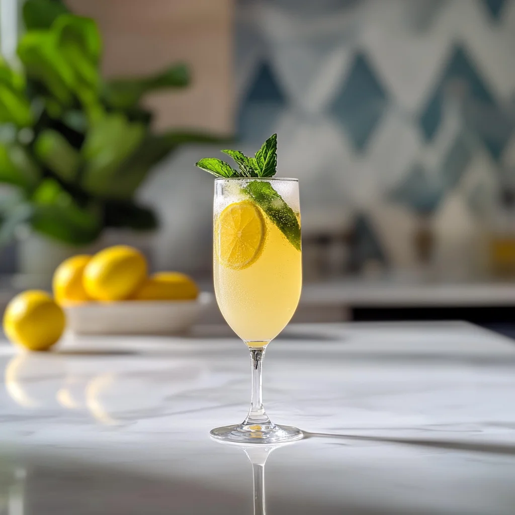 Sparkling Limoncello Cocktail