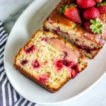 Strawberry Quick Bread with Fresh Berries