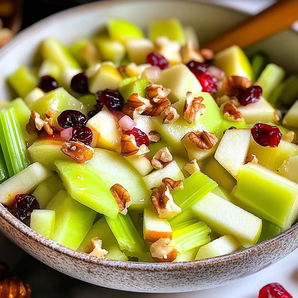 Winter Waldorf Salad with Celery and Apples