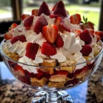 strawberry shortcake trifle