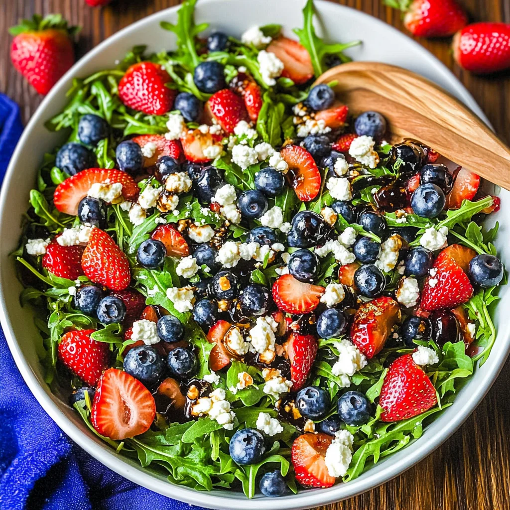 Arugula Salad with Berries