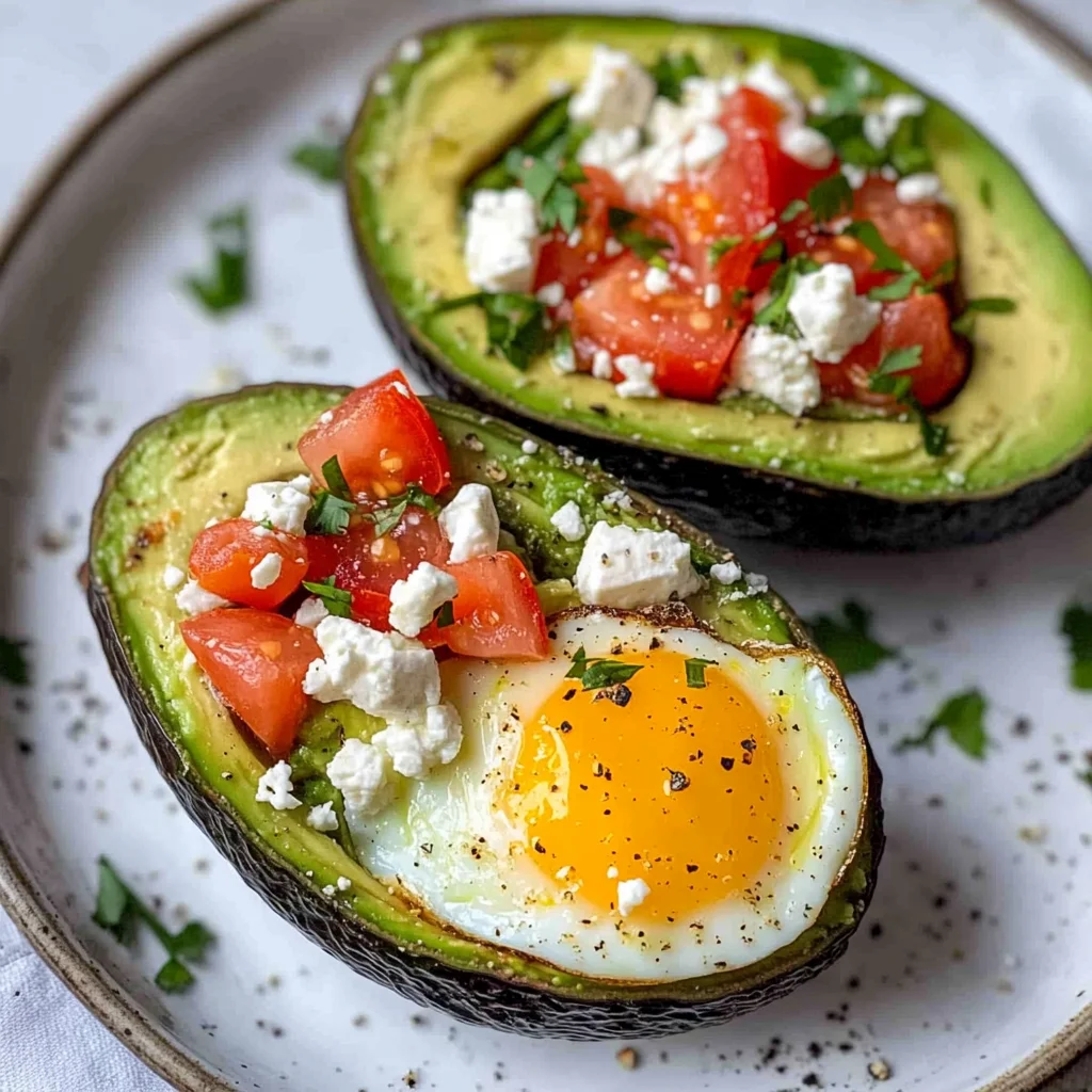 Baked Eggs in Avocado