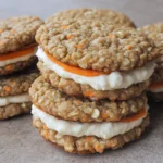 Carrot Cake Cookie Sandwiches