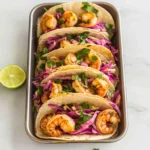 Chili Lime Shrimp Tacos With Cabbage Slaw