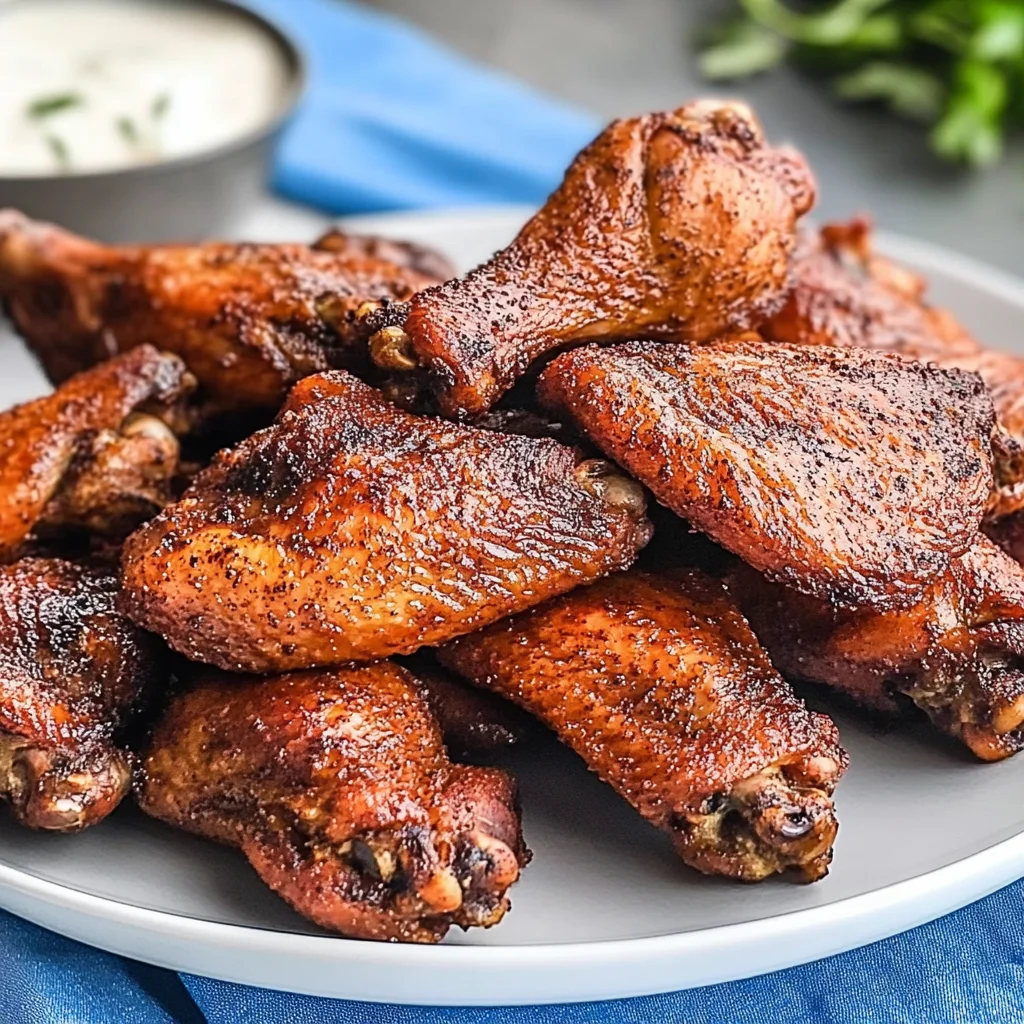 Crispy Smoked Chicken Wings