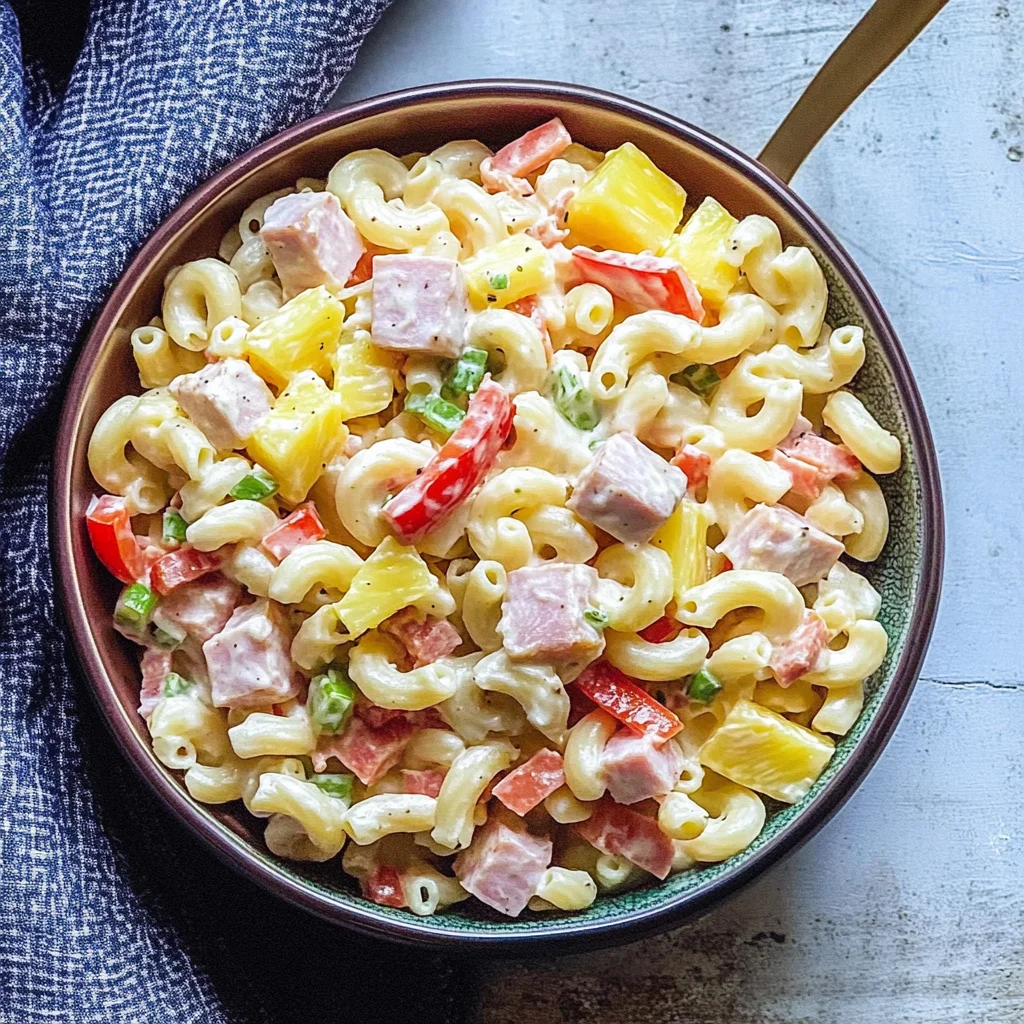 Easy Hawaiian Pasta Salad
