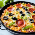 Easy Keto Layered Pizza Dip