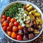 Easy Mediterranean Roasted Veggie Bowl with Bold, Fresh Flavors