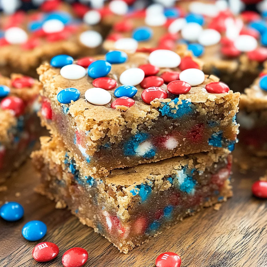 Fireworks Blondies