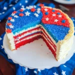 Fourth of July Cheesecake Cake