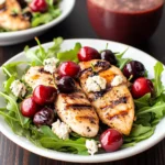 Fresh Cherry Salad with Chicken & Cherry Balsamic Dressing