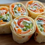 Fresh Vegetable Tortilla Roll Ups