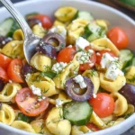 Greek Tortellini Pasta Salad