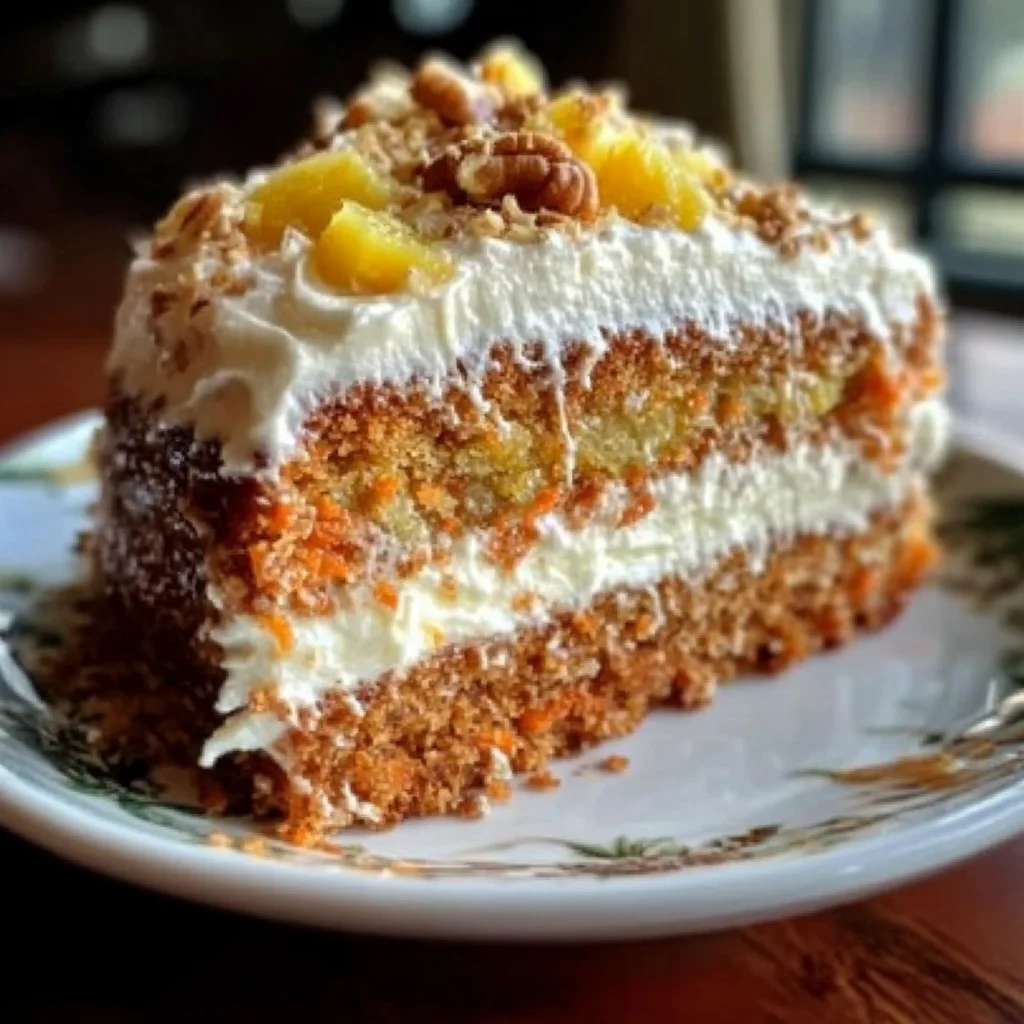 Hawaiian Carrot Pineapple Cake