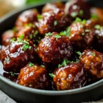 Honey-garlic Bbq Crockpot Meatballs
