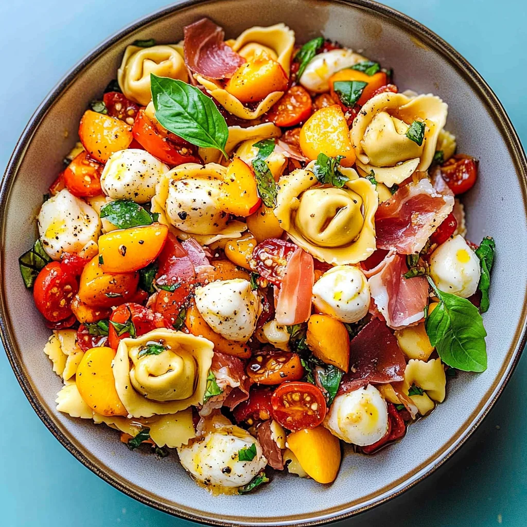 Hot Honey Tortellini Pasta Salad