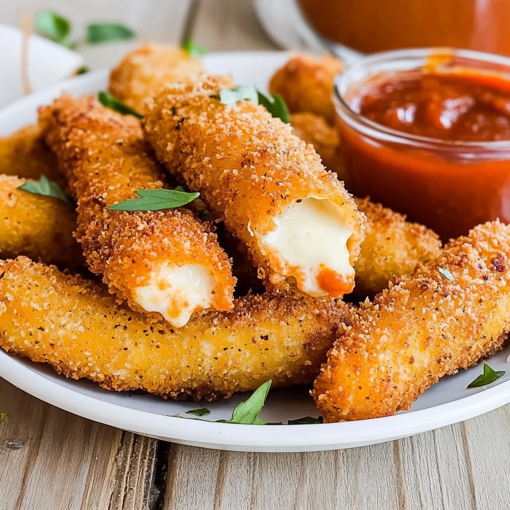 Keto Mozzarella Sticks