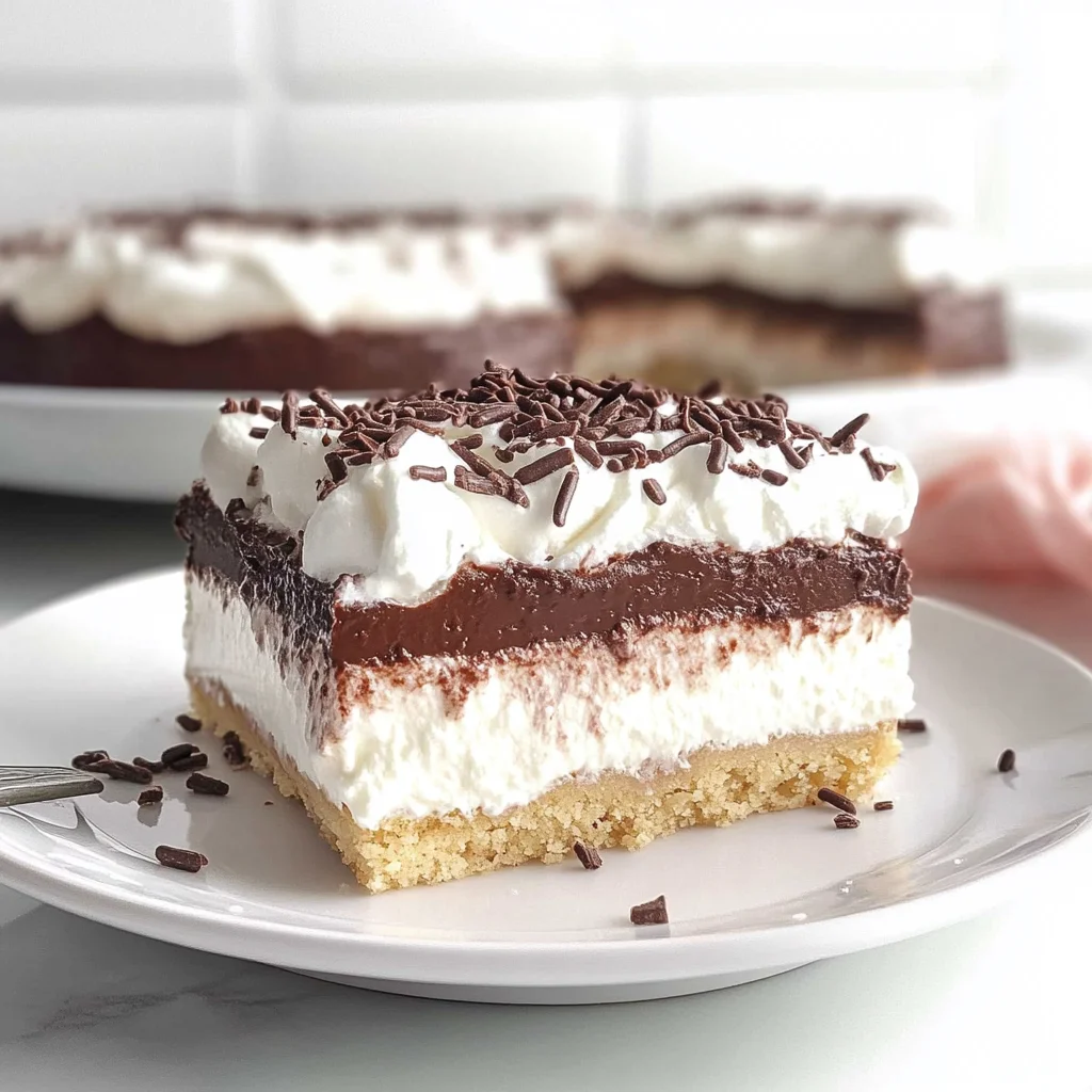Layered Chocolate Pudding Dessert