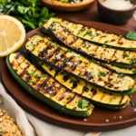 Lemony Grilled Zucchini