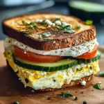 Mediterranean Breakfast Sandwich