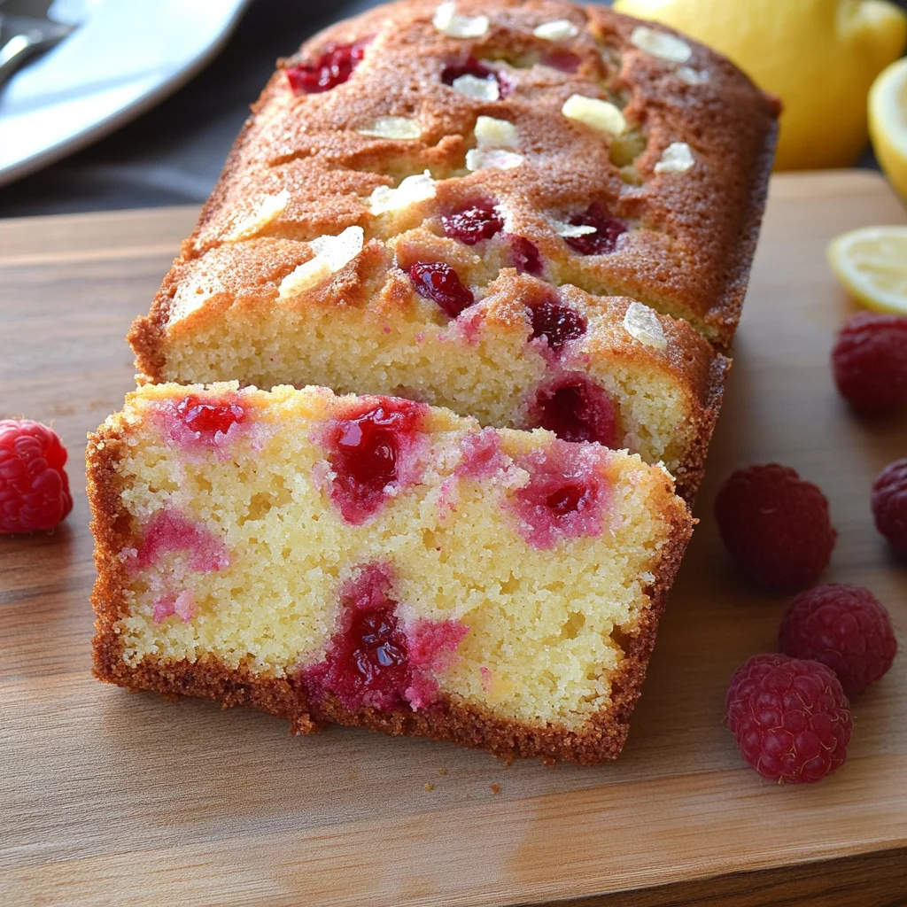 Raspberry Lemon Loaf Cake