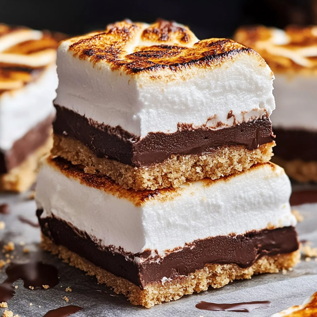 S'mores Fudge Bars