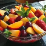 Summer Peach Fruit Salad