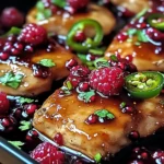 Sweet & Spicy Jalapeño Raspberry Chicken