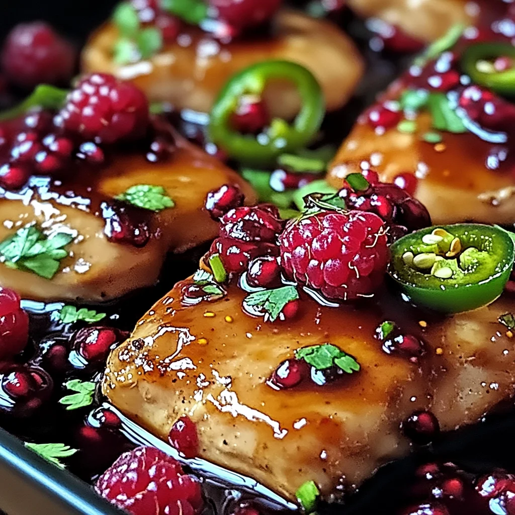 Sweet & Spicy Jalapeño Raspberry Chicken