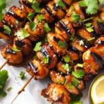 Sweet and Spicy Chicken Skewers