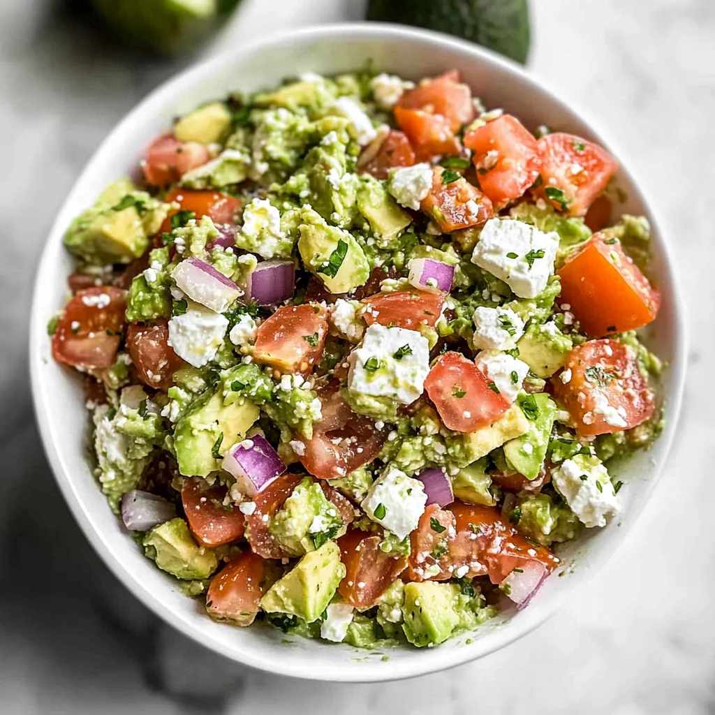 The Best Avocado Feta Dip