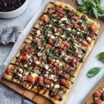The Best Bruschetta Flatbread Pizza