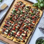 The Best Bruschetta Flatbread Pizza