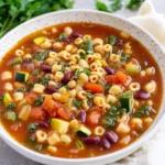 Vegan Slow Cooker Minestrone Soup (Crockpot Recipe)