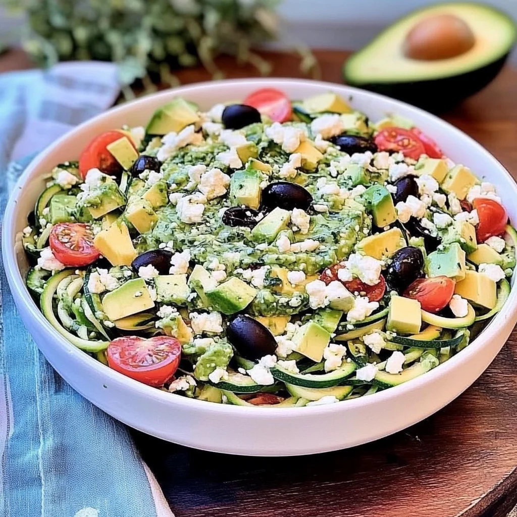 Zucchini Noodle Pasta Salad