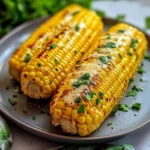 Quick Garlic Butter Corn on the Cob