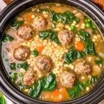 Slow Cooker Italian Wedding Soup